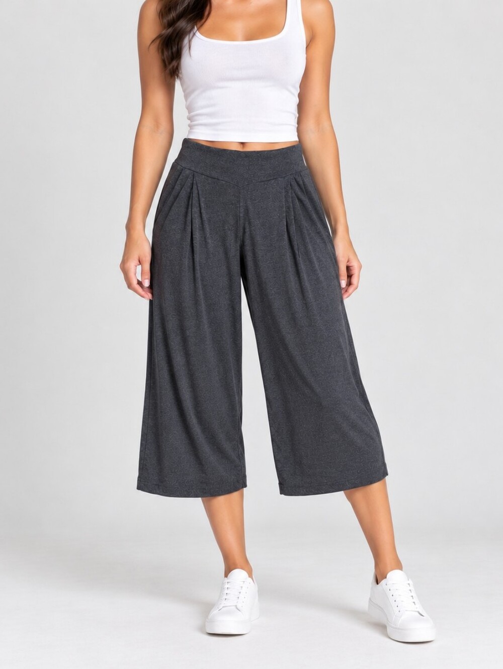 Made in Italy Cashmere Blend Capri Pants